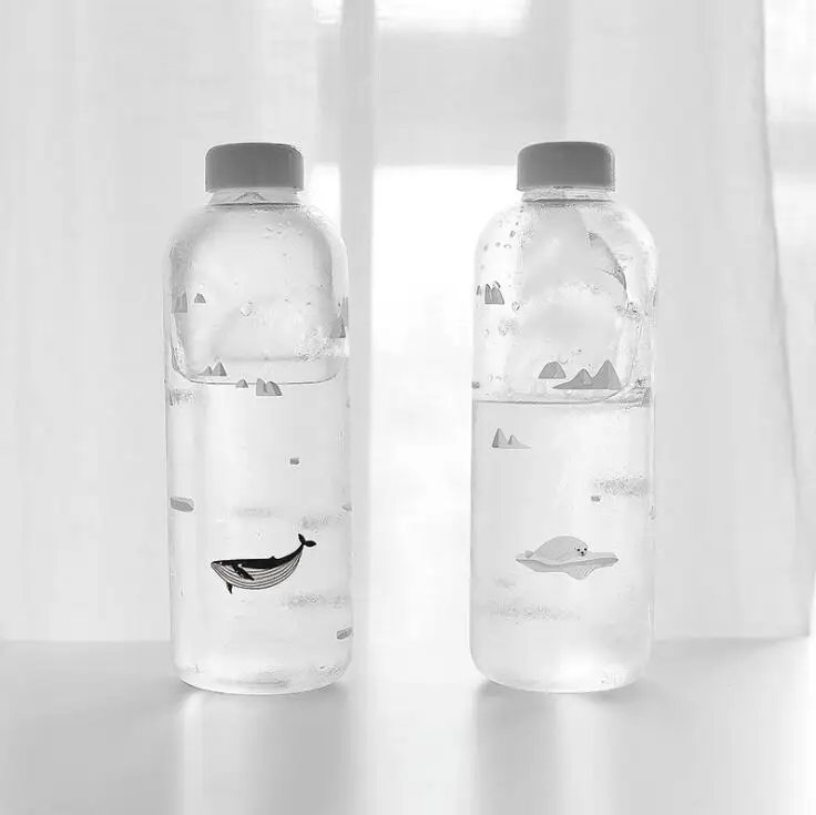 TECHOME новая уличная портативная бутылка для воды студентов взрослых прямая