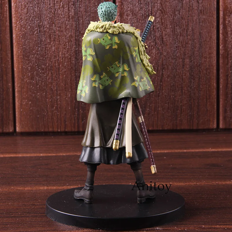 Banpresto одна деталь DXF Grandline для мужчин Roronoa Зоро 15th Edition Vol.5 ПВХ Зоро Roronoa фигурка Коллекционная модель игрушки