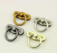 10 pcslot bag handbag hardware ring metal rotating decorative buckle accessories