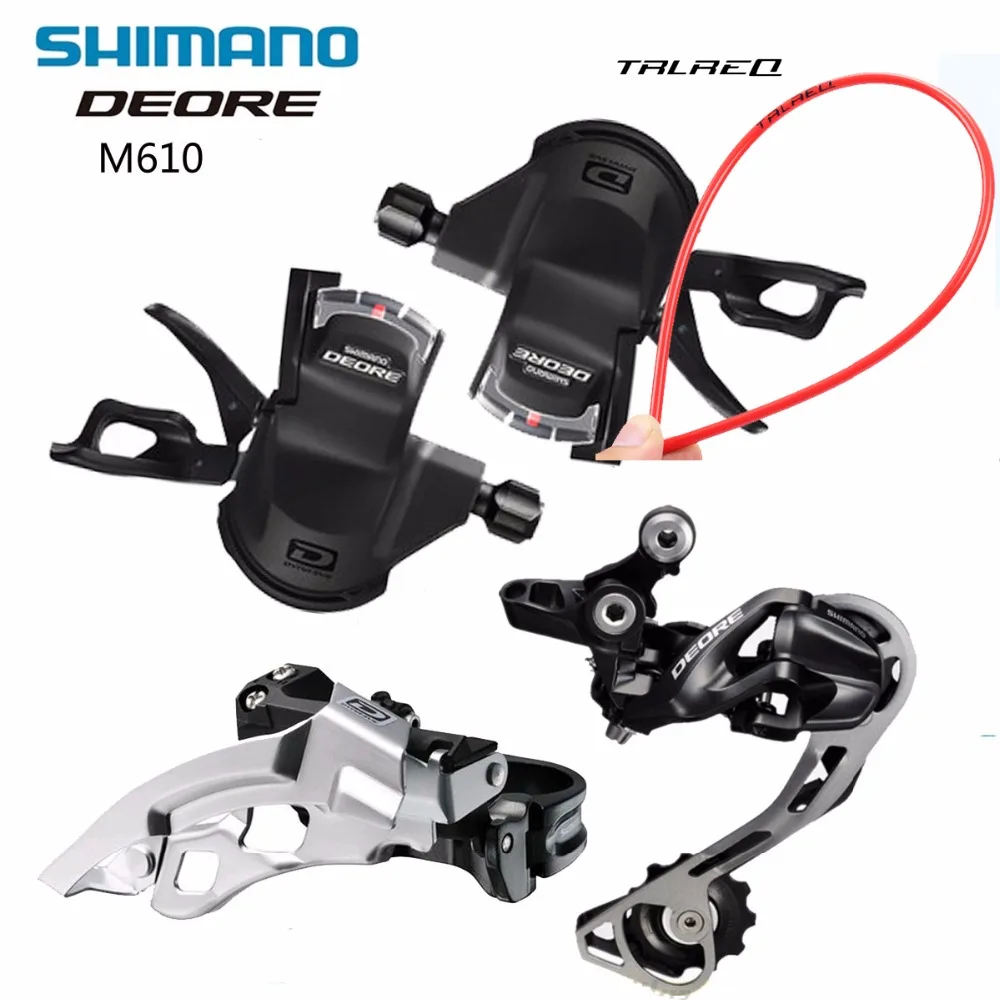 SHIMANO DEORE M610 триггерный переключатель передач и передний задний сдвиг кабель для MTB