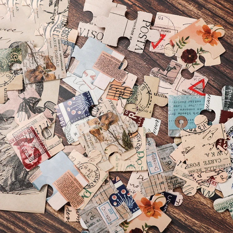 Наклейка-пазл Старая карта 44 шт. | Дом и сад