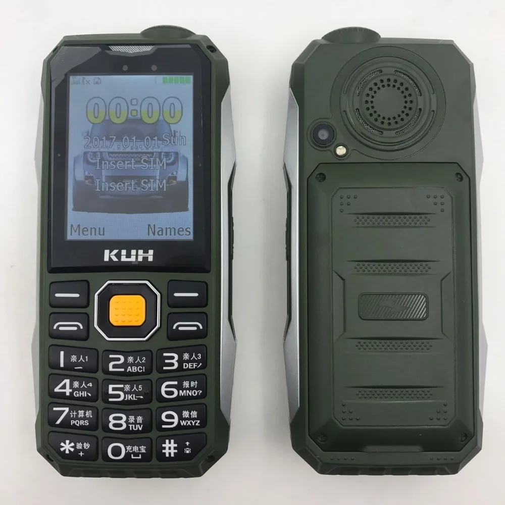 Ударопрочный whatsapp mp3 mp4 внешний аккумулятор bluetooth 3,0 фонарик FM черный список интернет прочный мобильный телефон P004