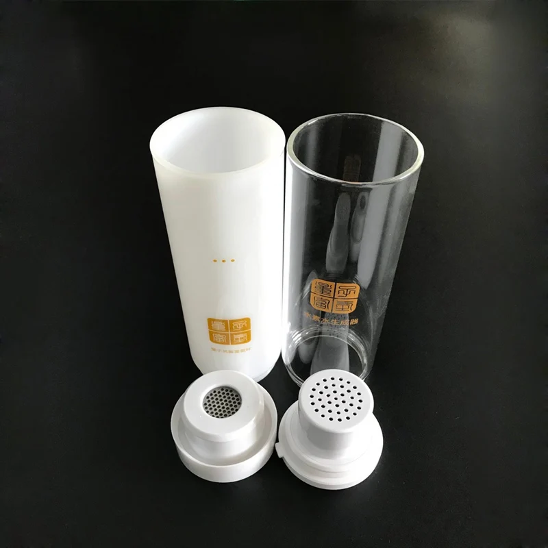 

MRETOH Molecular Resonance 7.8Hz And Hydrogen Generator Pure H2 Electrolysis Alkaline Ionizer Rechargeable 500ML Glass Bottle