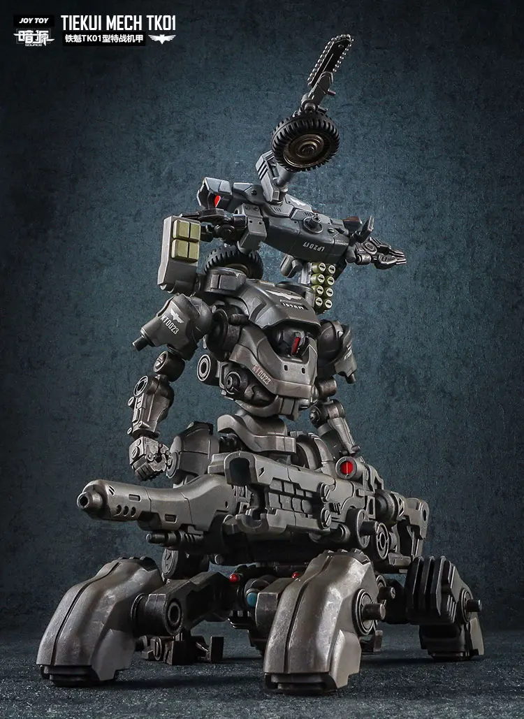 [Show.Z Store] JoyToy Source Acid Rain TK01 Tiekui Mech &amp Multifuctional Vehicle Turret Black Version Action Figure | Игрушки и хобби