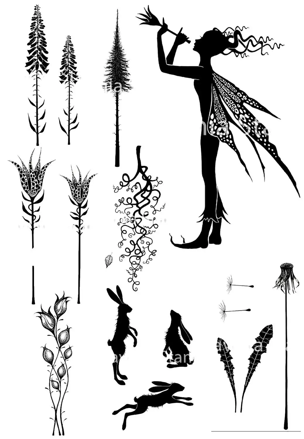 Новое поступление угловых прозрачных штампов кролика/силиконовых уплотнений