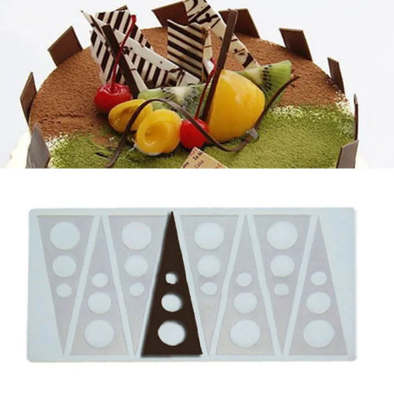 3D Triangle Star Heart Silicone Candy Fondant Chocolate Mould DIY Baking Tool Decor Muffin Pan Sugarcraft Mold Cake Topper | Дом и сад