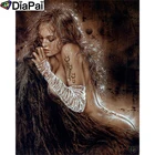Алмазная живопись для рукоделия, квадратнаякруглая Алмазная вышивка диагональю 100% дюйма с изображением персонажа красоты, 3D декор A21679
