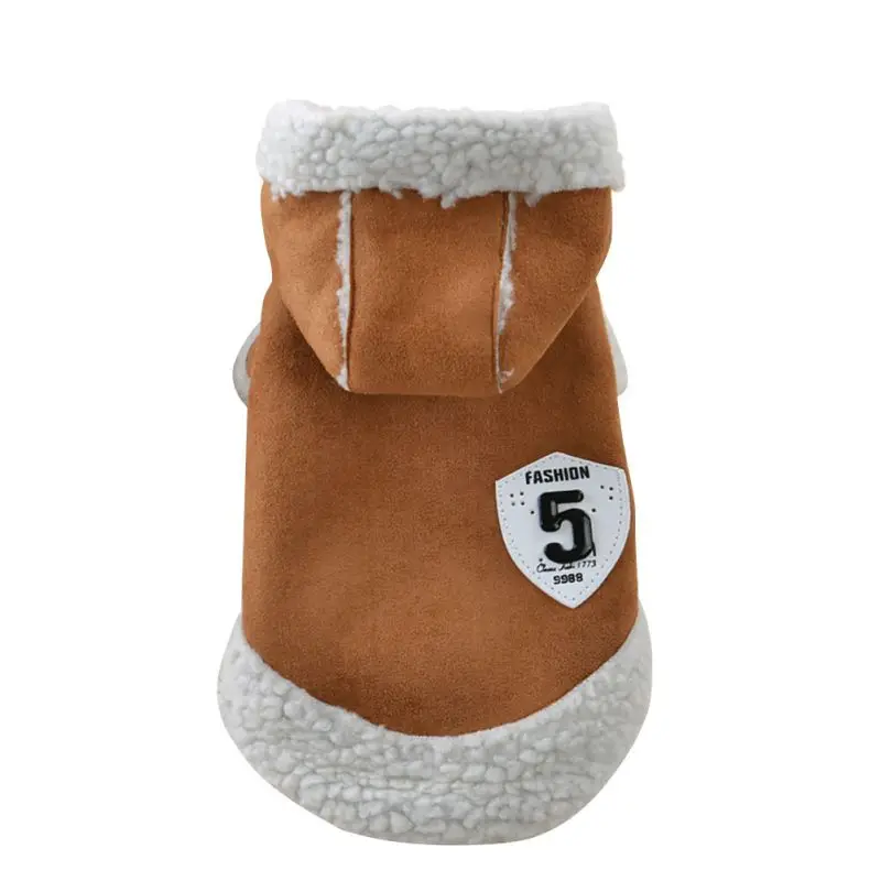 Одежда для маленьких домашних животных Зимнее теплое пальто Куртка Крутая