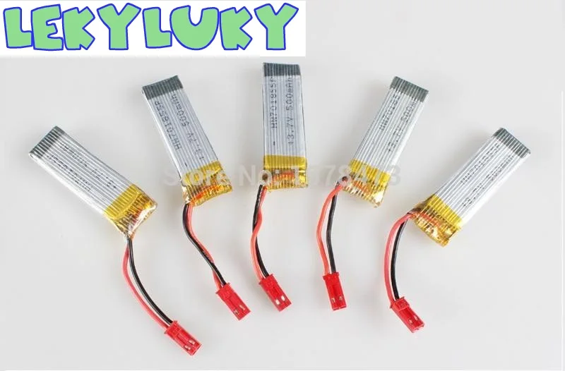 LEKYLUKY wltoys v959 v222 v929 U815A/U818A H07 6039 R/C Квадрокоптер 3 7 в 500 мАч литиевая батарея 5 шт.|3.7v