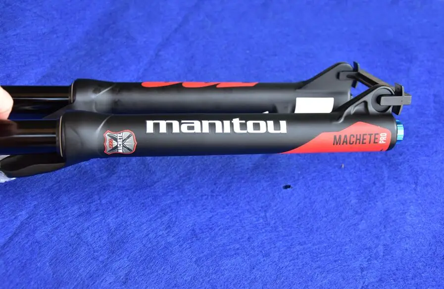 Велосипедная вилка 120 мм для путешествий Manitou Machete 27,5 er для горного велосипеда MTB, Велосипедная вилка с подвеской, матовая черная PK SR SUNTOUR