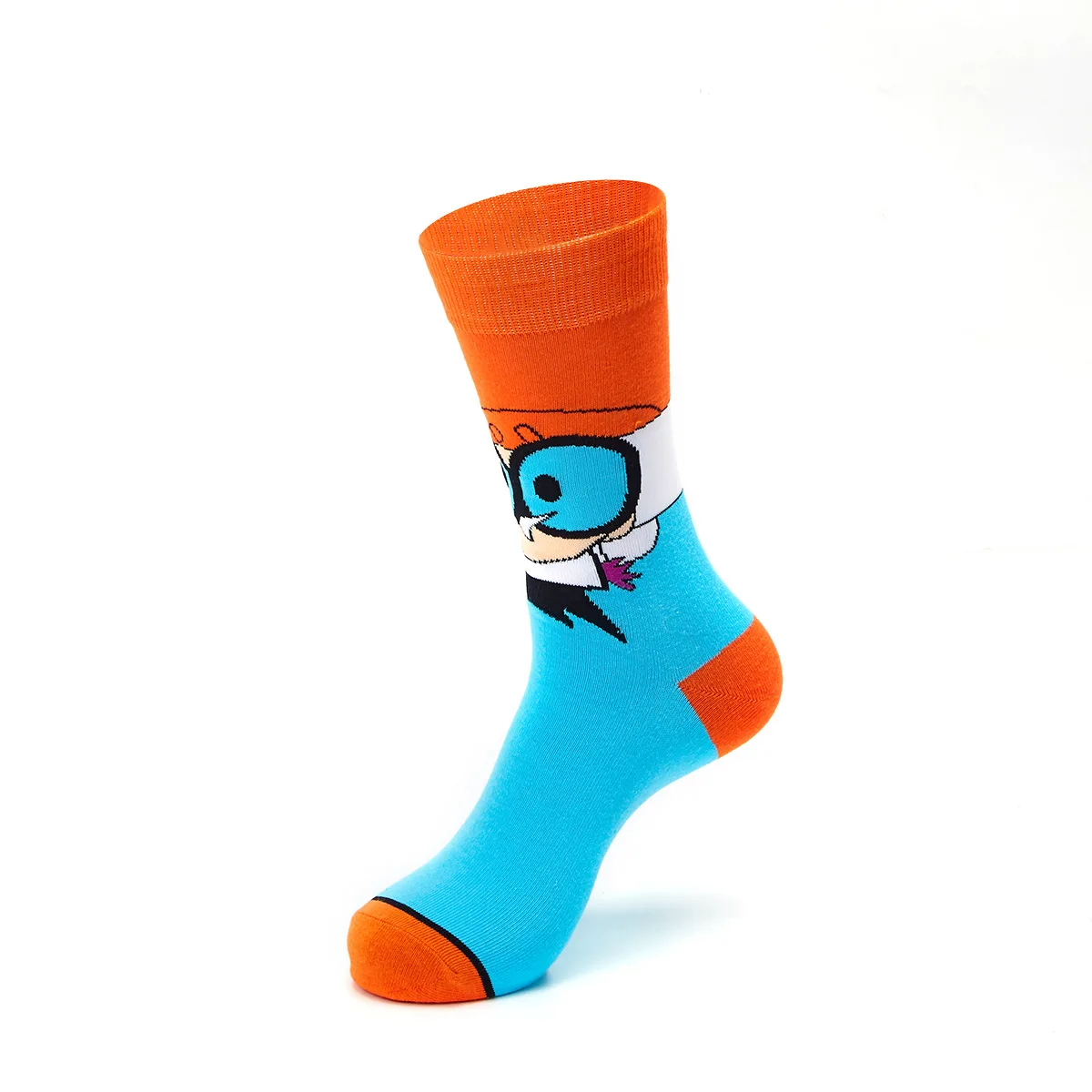 Носки с принтом из мультфильма Dexter's Lab, носки с Патриком, звездой, Стьюи, Диди, забавные повседневные Персонализированные носки для мужчин и женщин, весенне-осенние хлопковые носки