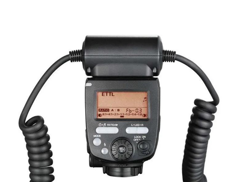 Yongnuo YN24EX E TTL Twin Lite Макро Вспышка Speedlite для камер Canon с двойной 2 шт. головки вспышки +