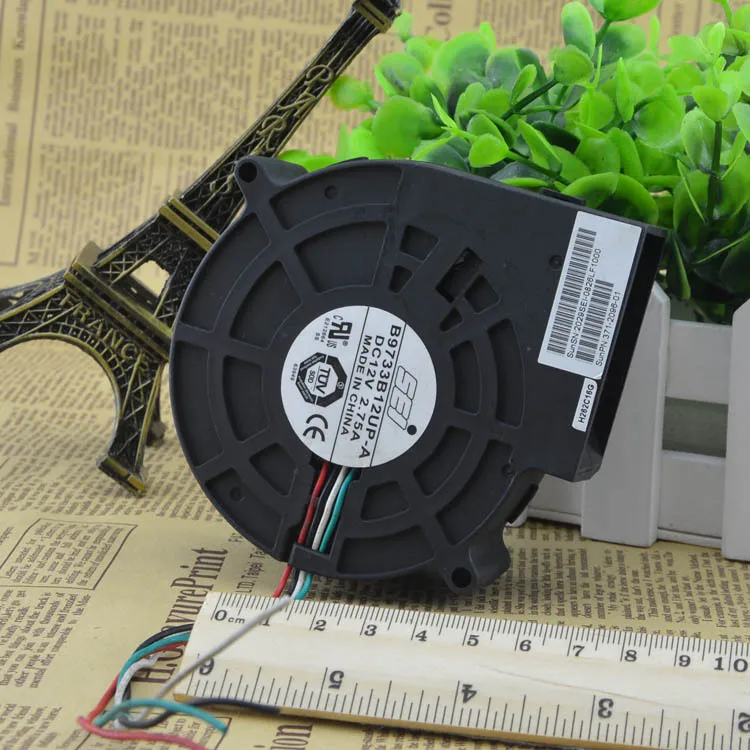 For Sun Fire X2200 M2 Fan B9733B12UP-A 12V 2.75A P/N:371-2096-01 | Fans &amp Cooling