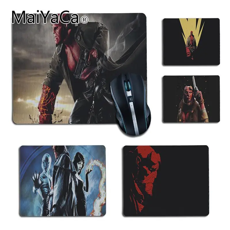 

MaiYaCa New Arrivals Hellboy Science fiction film Comfort small Mouse Mat Gaming Mouse pad Size 25x29cm 18x22cm Rubber Mousemats