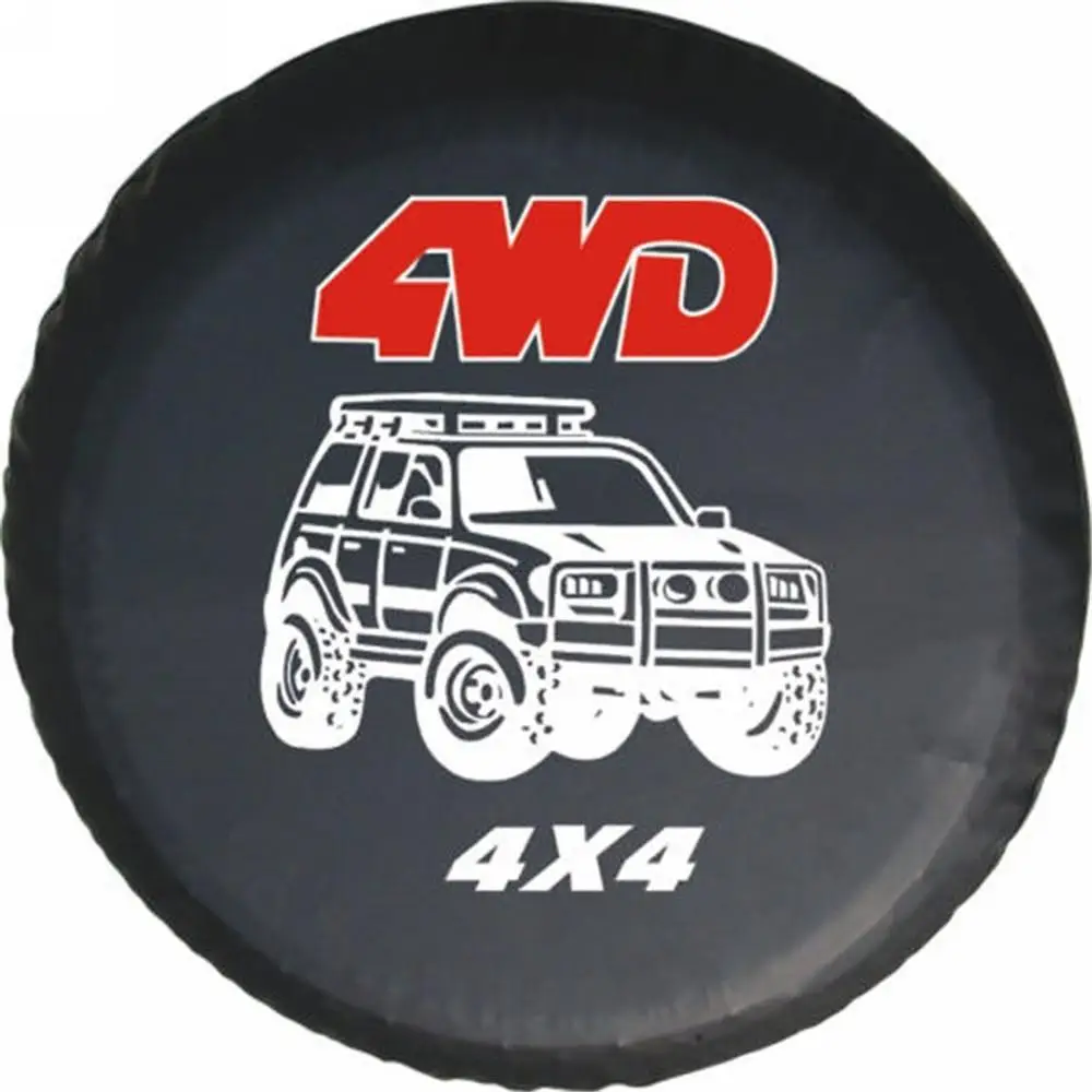 16 Inch Tire Cover 1" 15" 1" 17" внешнее запасное колесо водонепроницаемый чехол для RV Jeep Camper Trailer Toyota RAV4 Honda CRV внедорожный клуб Стайлинг - Цвет: 16 Inch Tire Cover