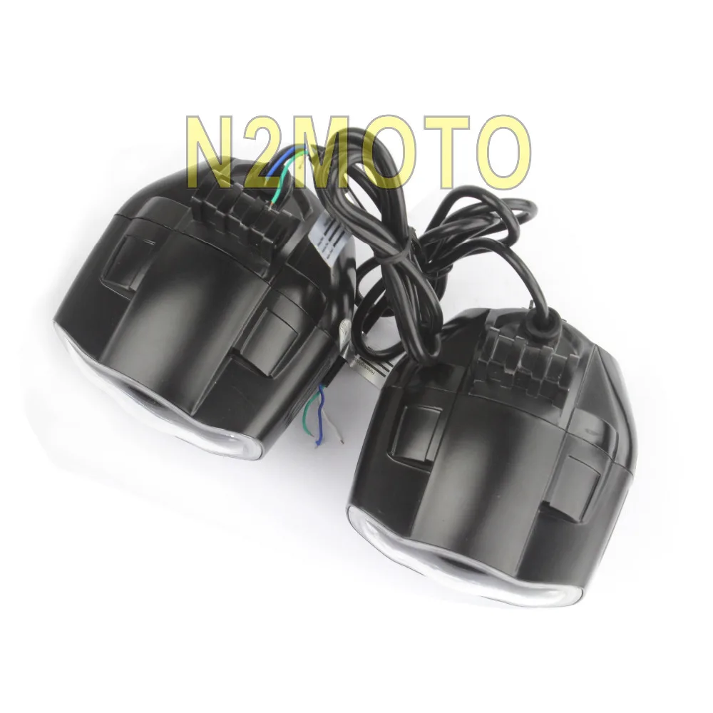 Светодиодсветильник противотуманная фара для мотоцикла 2 шт. вспомогательная с