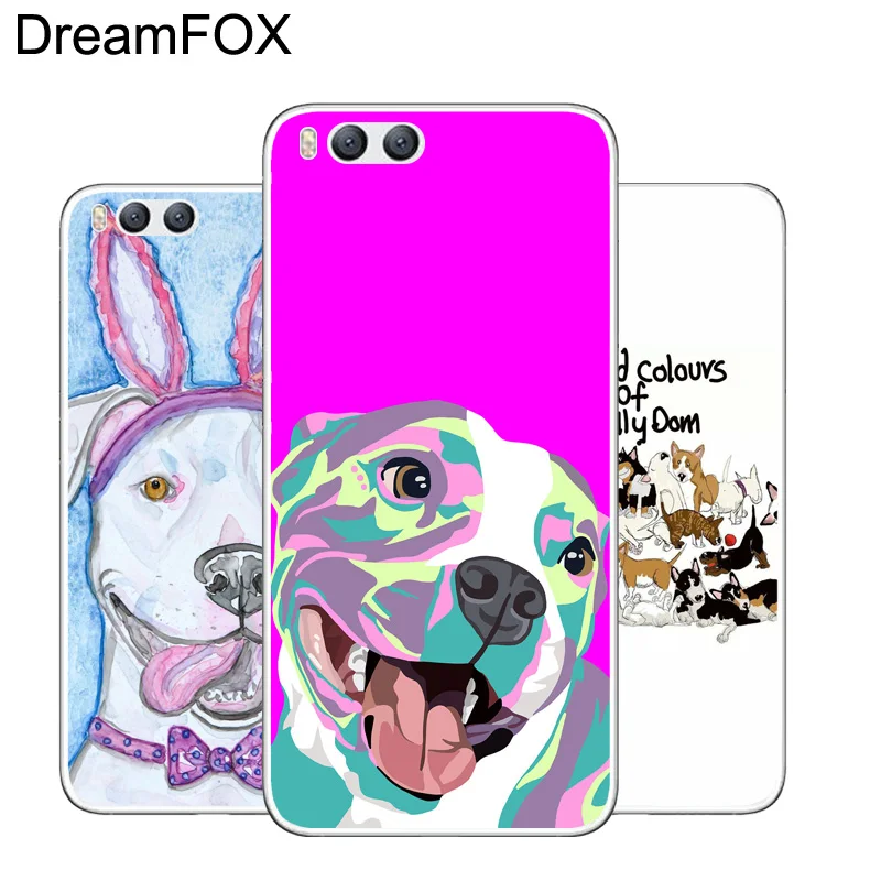 DREAMFOX L336 с бультерьером собакой силиконовый чехол-накладка из мягкого ТПУ чехол