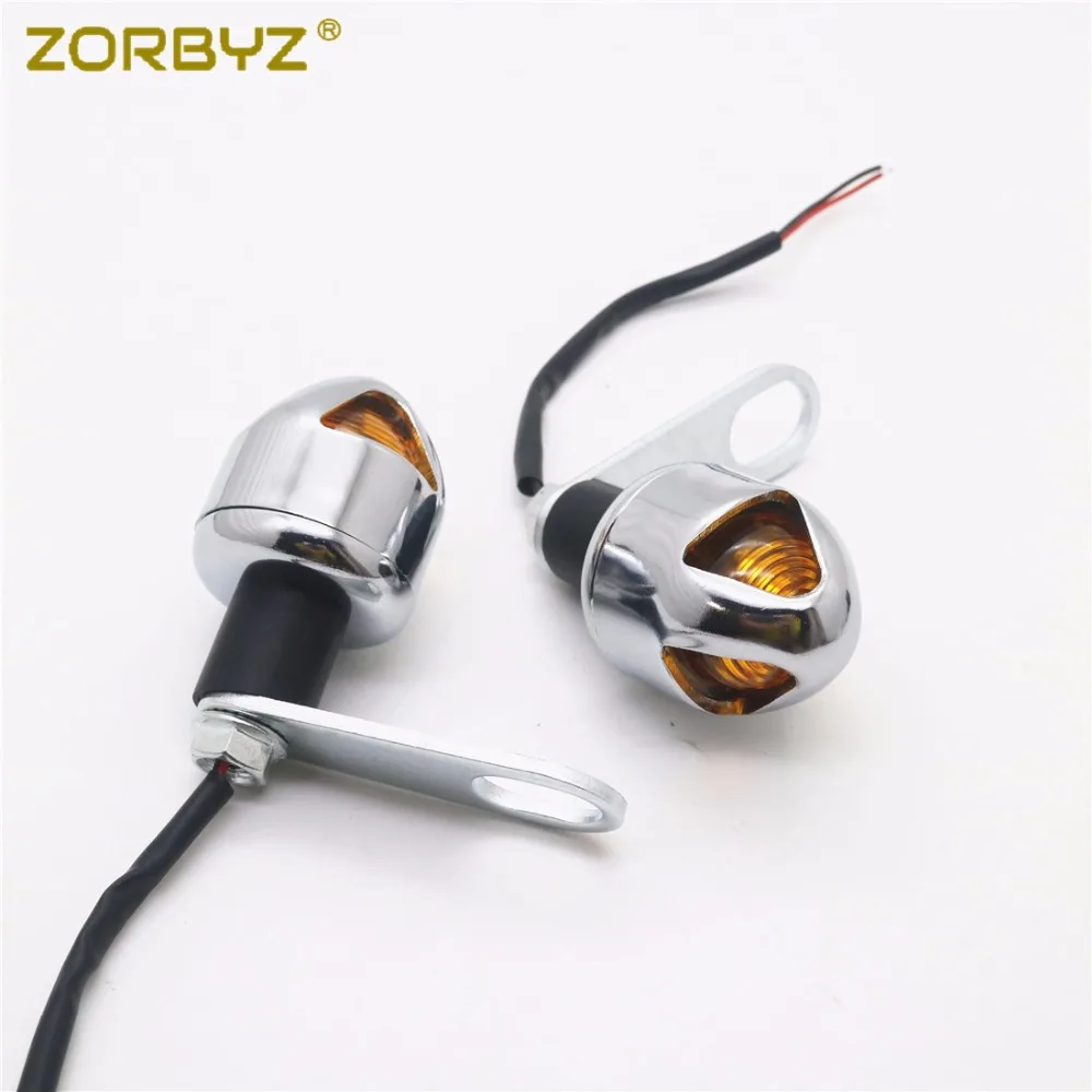 ZORBYZ хромированный светодиодный задний поворотный сигнальный фонарь держатель