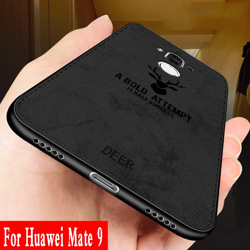 Чехол для Huawei Mate 9 тканевый чехол с рисунком mate9 задняя панель силиконовый мягкий