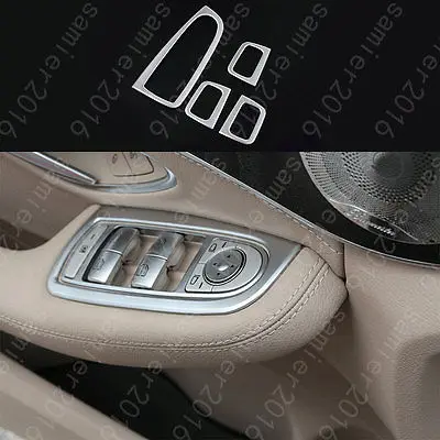 

4x хромированные дверные подлокотники для Mercedes-Benz GLC Class X205 16-17