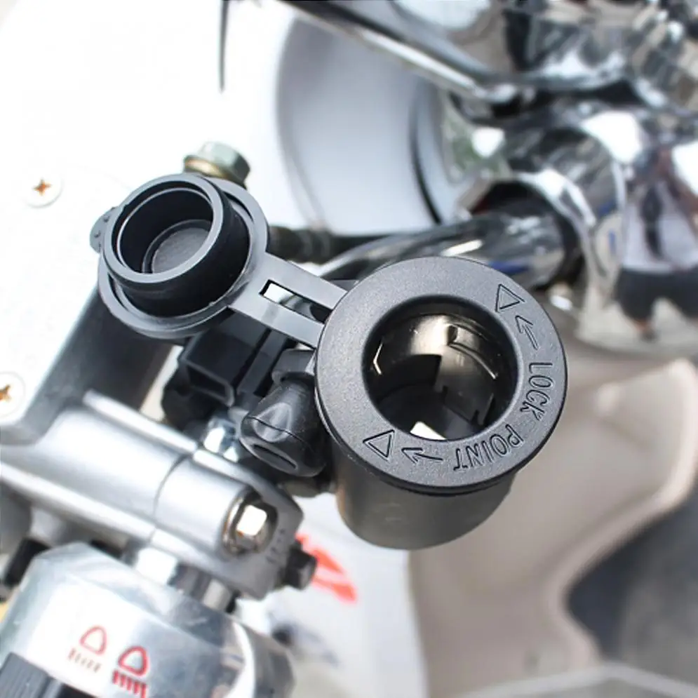 Водонепроницаемый usb-порт мотоциклетный руль прикуриватель 12 В мотоциклетное