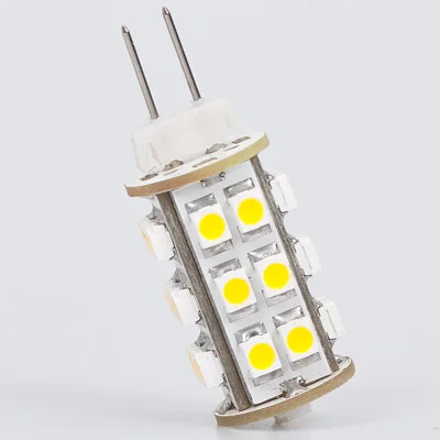 Светодиодный светильник SMD3528 G4 25 светодиодов 12 В постоянного тока теплый белый