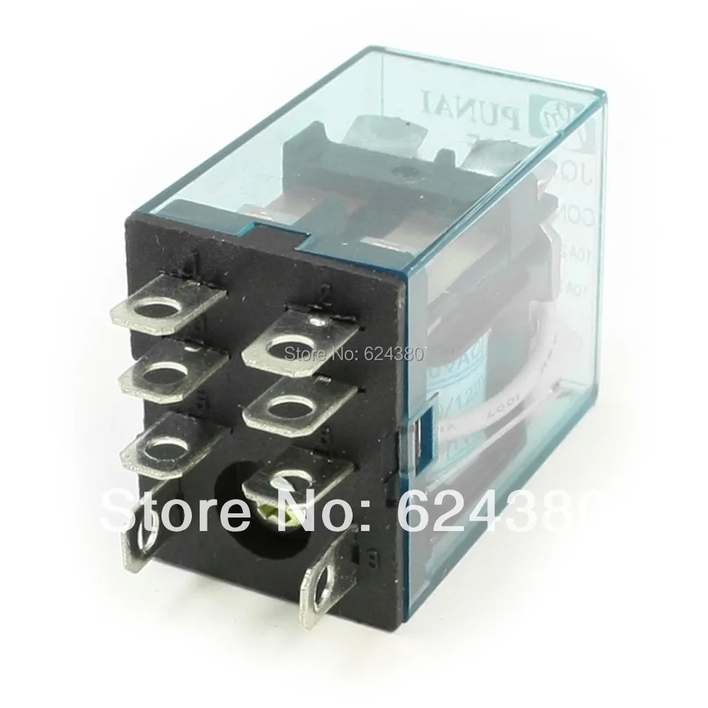 JQX 13F /LYNN J AC 110V 220V DC 12V 24V 48V Катушка 10A 240V DPDT 2P2T 8 Pin Универсальное электромагнитное