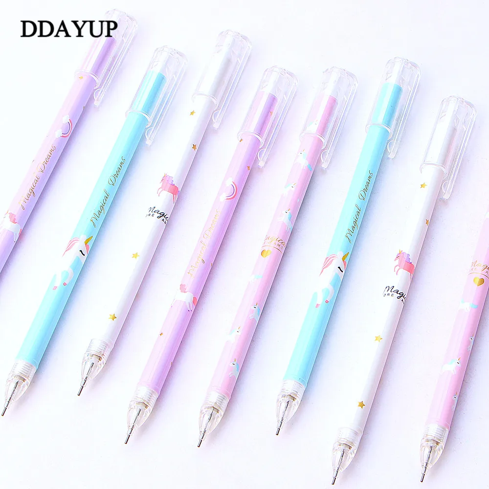 Карандаш автоматический механический с единорогом для девочек 0 5/0 7 мм 4