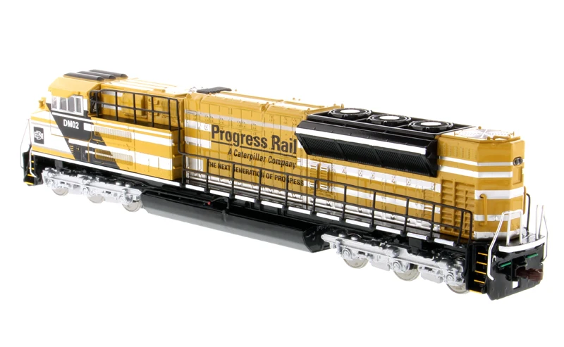 DM-85546 1: 87 прогресс рельс-гусеницы компании-EMD SD70ACe-T4 локомотив желтого и черного цветов