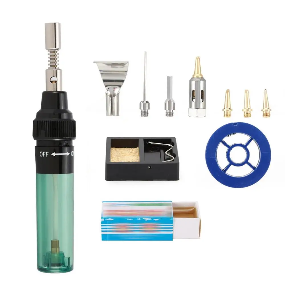 Газовый паяльник набор инструментов 8 мл портативный бутановый газовый