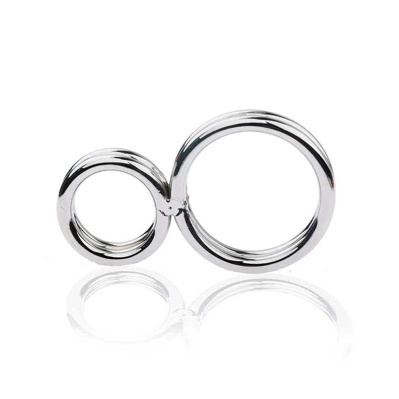 Нержавеющая сталь для мужчин кольцо на пенис металлический замок мяч целомудрия