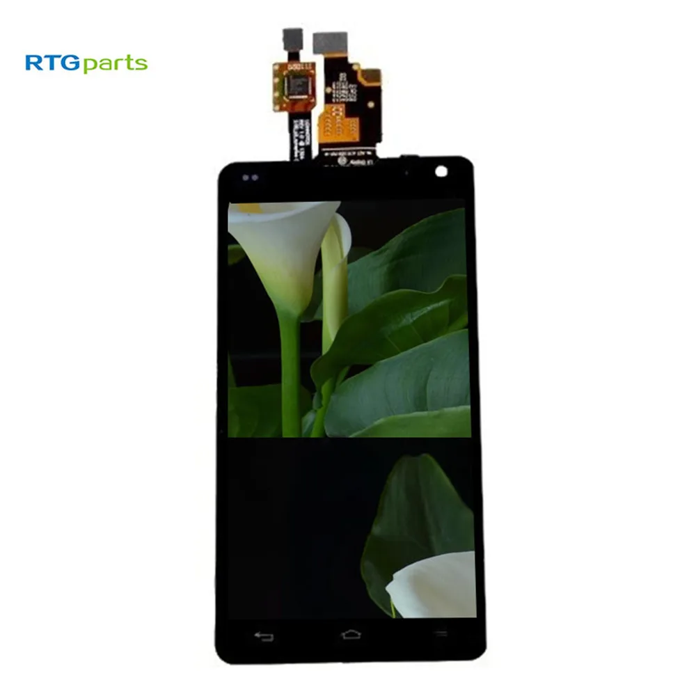 RTGparts LCD кодирующий преобразователь сенсорного экрана в сборе для LG Optimus G LS970 F180 E971