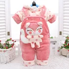 2 шт., детские брюки с длинным рукавом и подтяжками