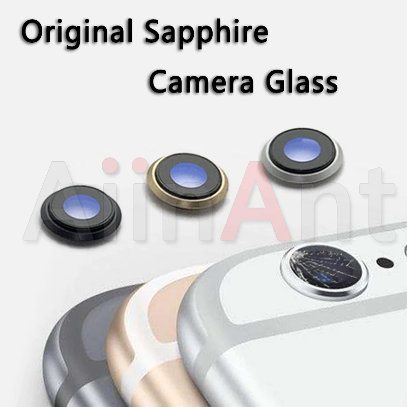 Сапфировое стекло задняя камера Стекло кольцо для iPhone X Xs Max XR Оригинальная камера объектив кольцо Крышка Замена Ремонт Запчасти