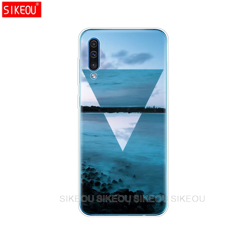 Для samsung Galaxy A50 силиконовый прозрачный Футляр задняя крышка чехол для телефона для samsung A50 A505 A505F SM-A505F мягкий чехол 6,4" - Цвет: 33808