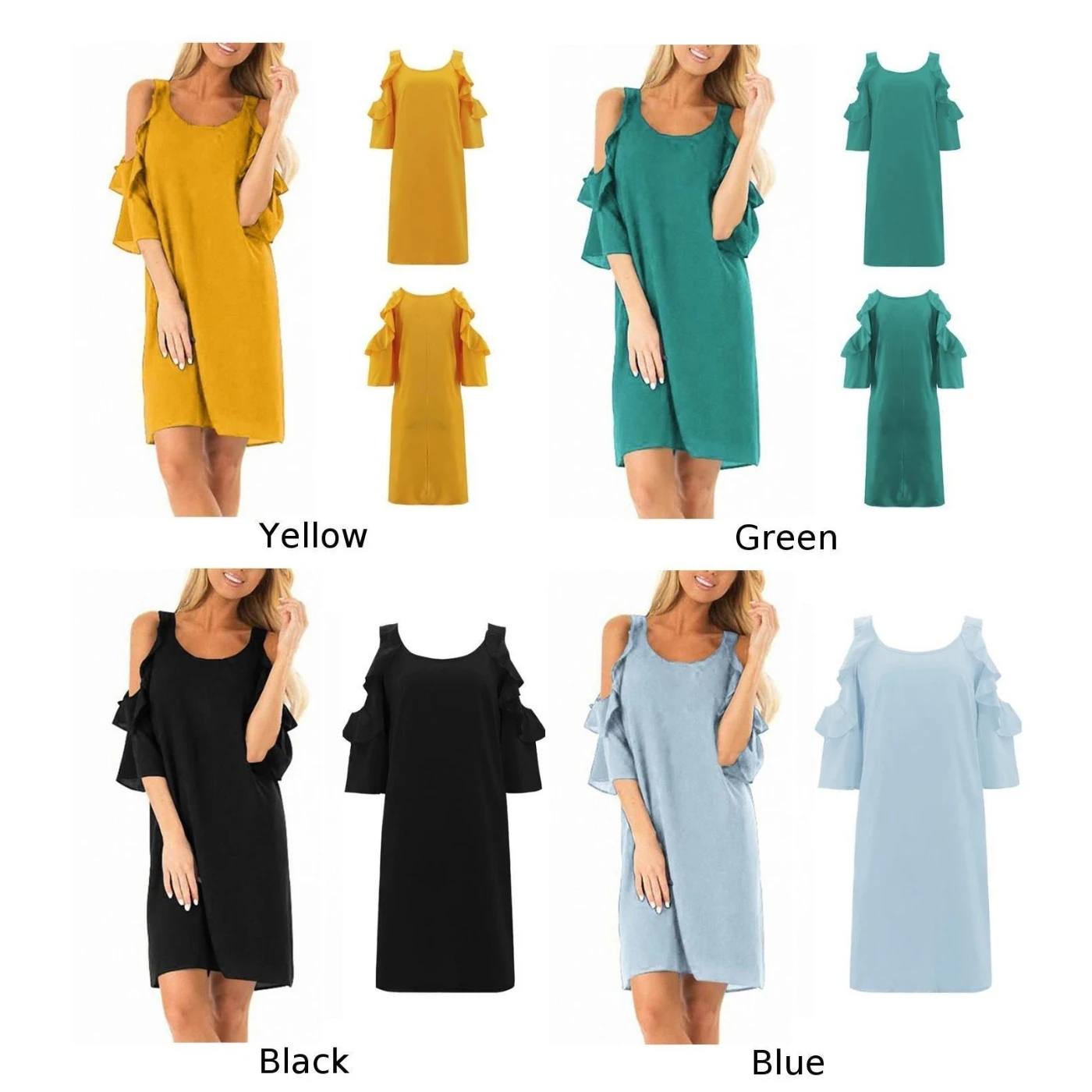 Женские вечерние летние с открытыми плечами модные офисные платье глубоким