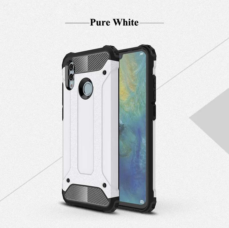 Pure White Tsimak чехол для huawei P Smart Y6 Y7 Pro Y9 Honor 10 Lite 8A наслаждаться фотоаппаратов моментальной печати 7 S 9 плюс чехол противоударный чехол для телефона Coque - Цвет: Pure White