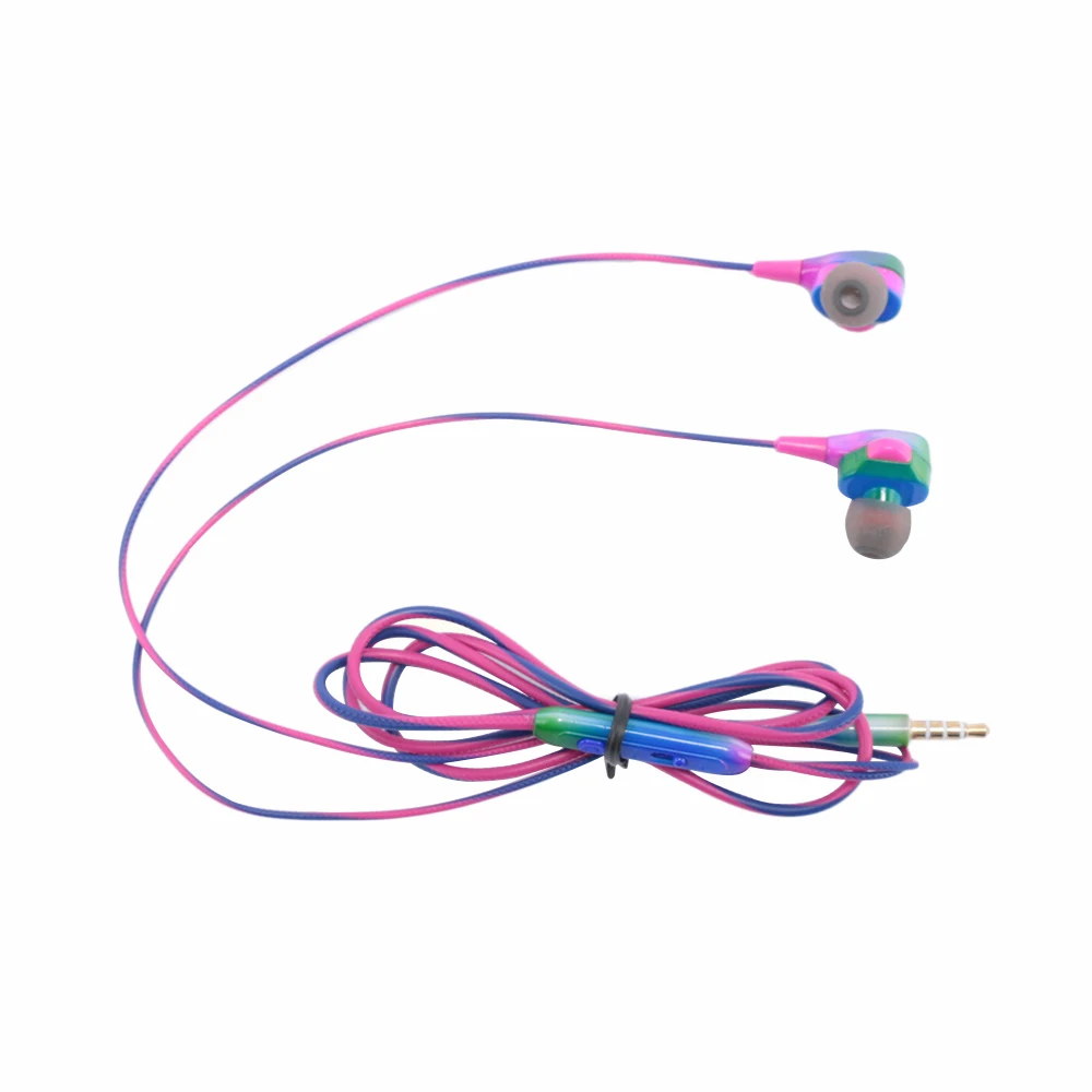 Радужный Универсальный мобильный телефон компьютерные наушники-вкладыши с