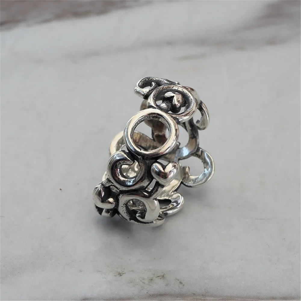 Genuine 925 Sterling Silver Secret Garden Mother's Charm Bead Only Fit European 3.0mm Bracelet Jewelry Not Include | Украшения и