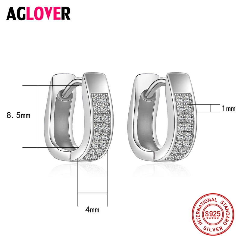 Женские серьги гвоздики из серебра 925 пробы с фианитом|stud earrings|cz stud earringscz earrings |