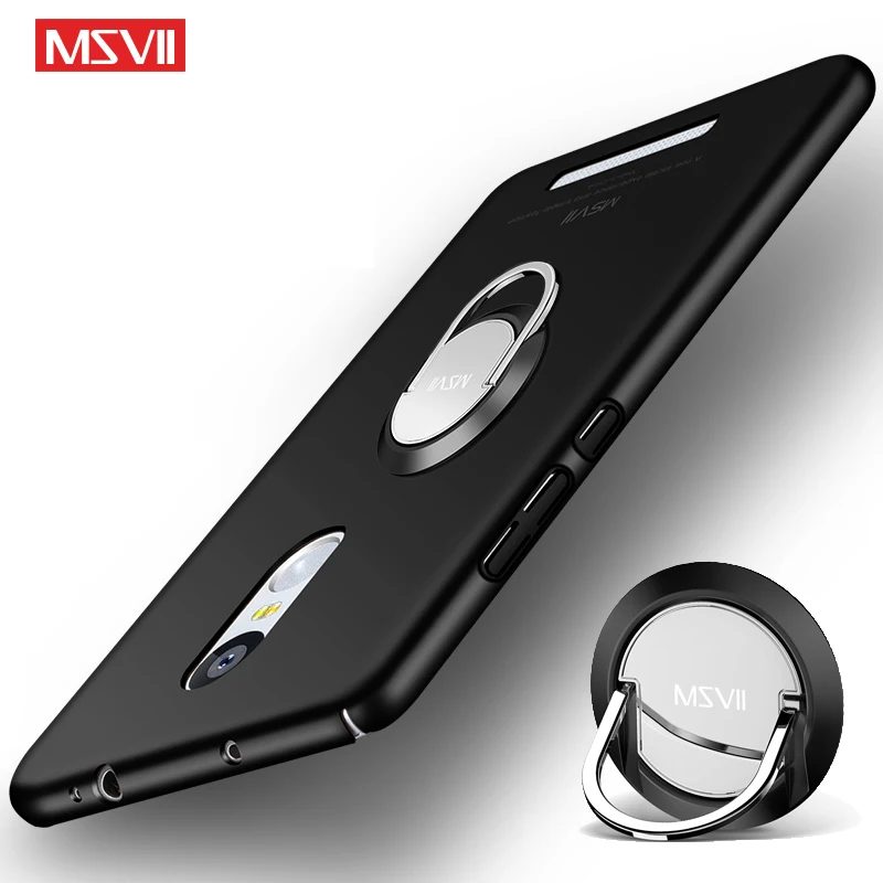 Xiaomi Redmi Note 3 Case MSVII Finger Ring Slim Matte For Cover Holder PC Hard Back Note3 5.5 |