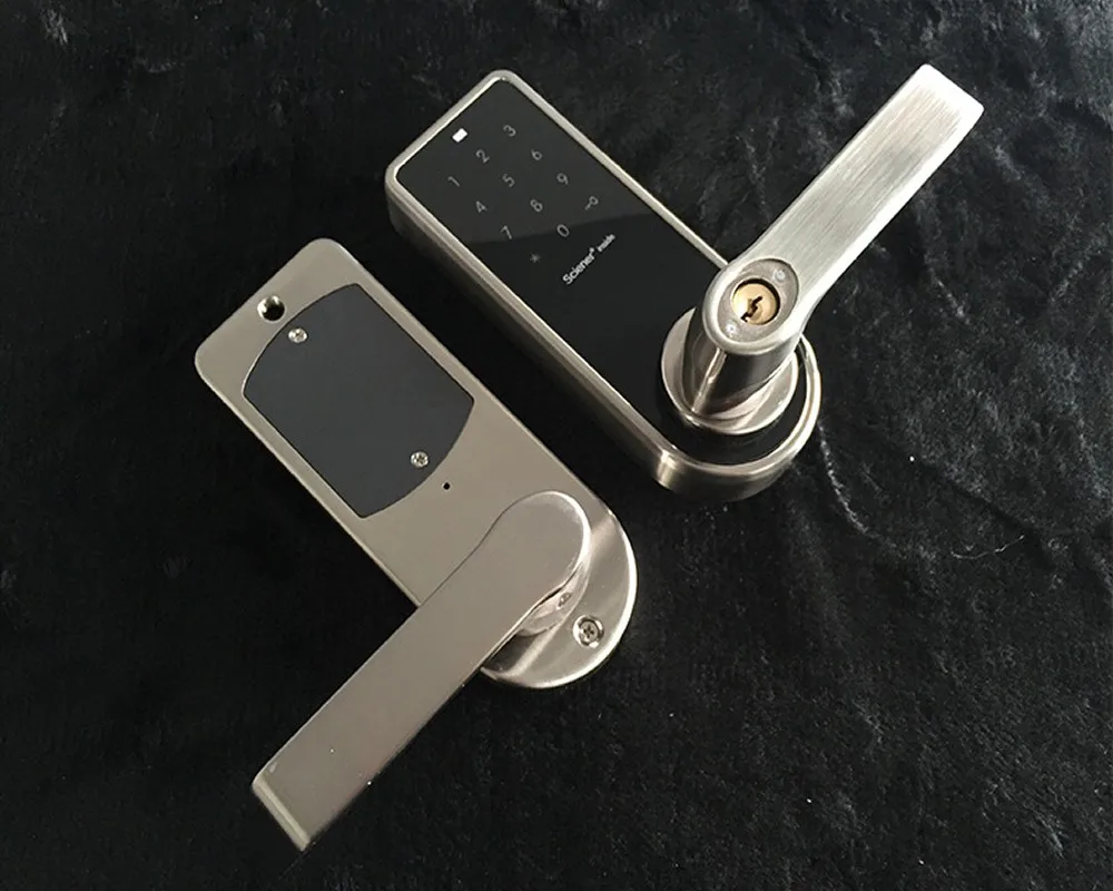 Цифровой Дверной замок электронная карта с кодом сенсорным экраном безключевым