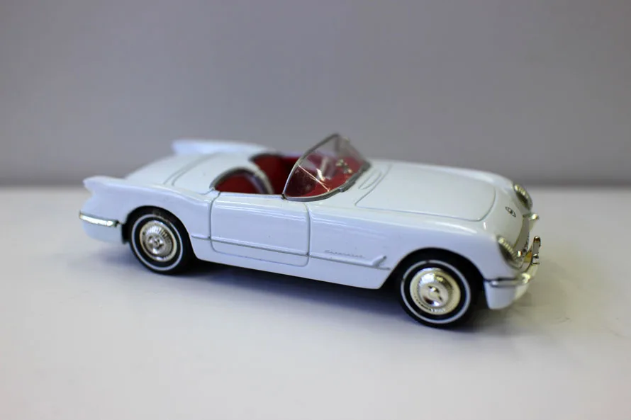 Классический литой под давлением игрушечный набор наклеек 1:43 CHEVROLET 1954 винтажные автомобильные транспортные средства Игрушечная модель для мальчика подарок, Мужская коллекция, украшение