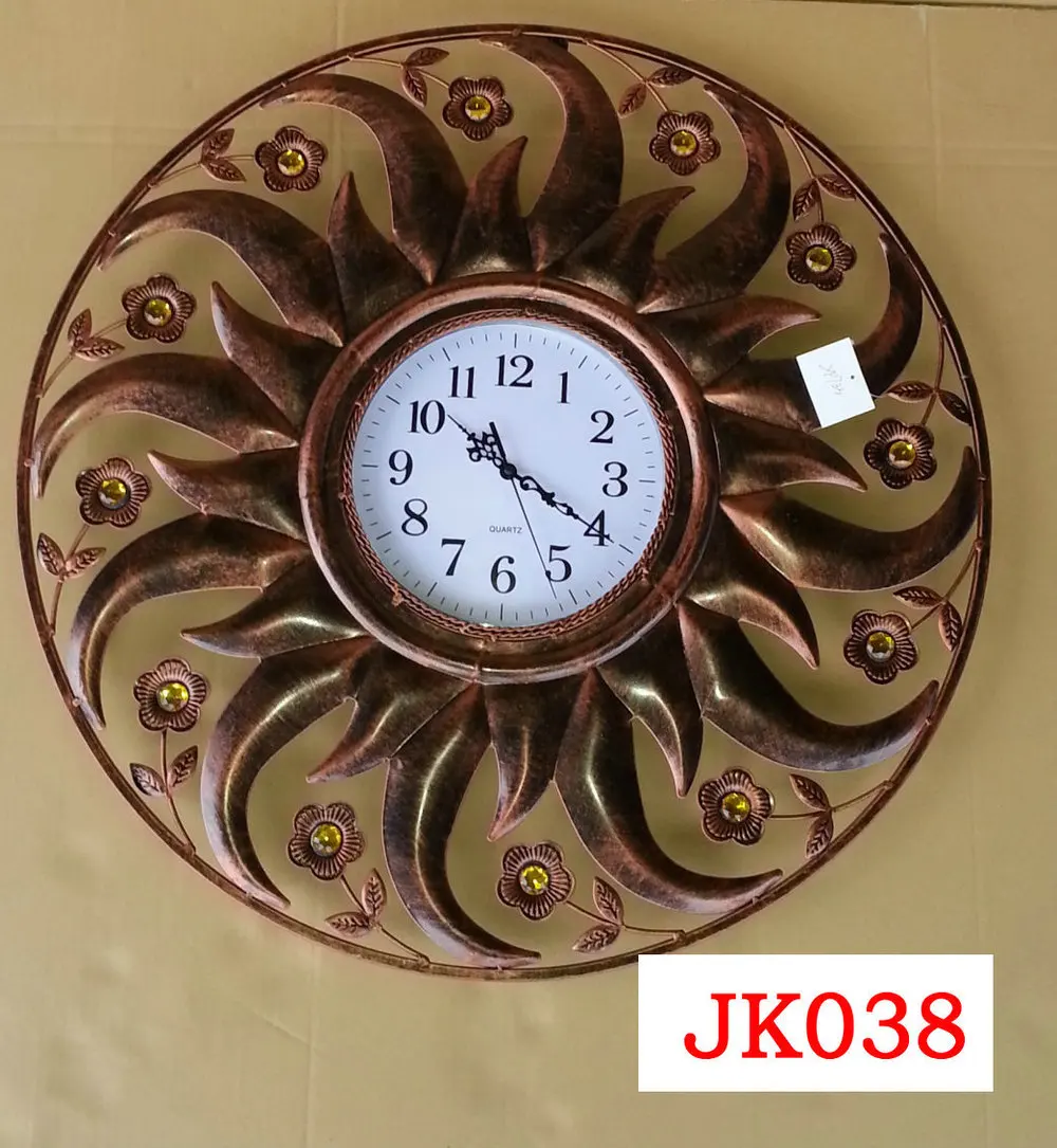 Cheap hotels in Kai creative new style wrought iron wall clock classic factory outlets | Дом и сад