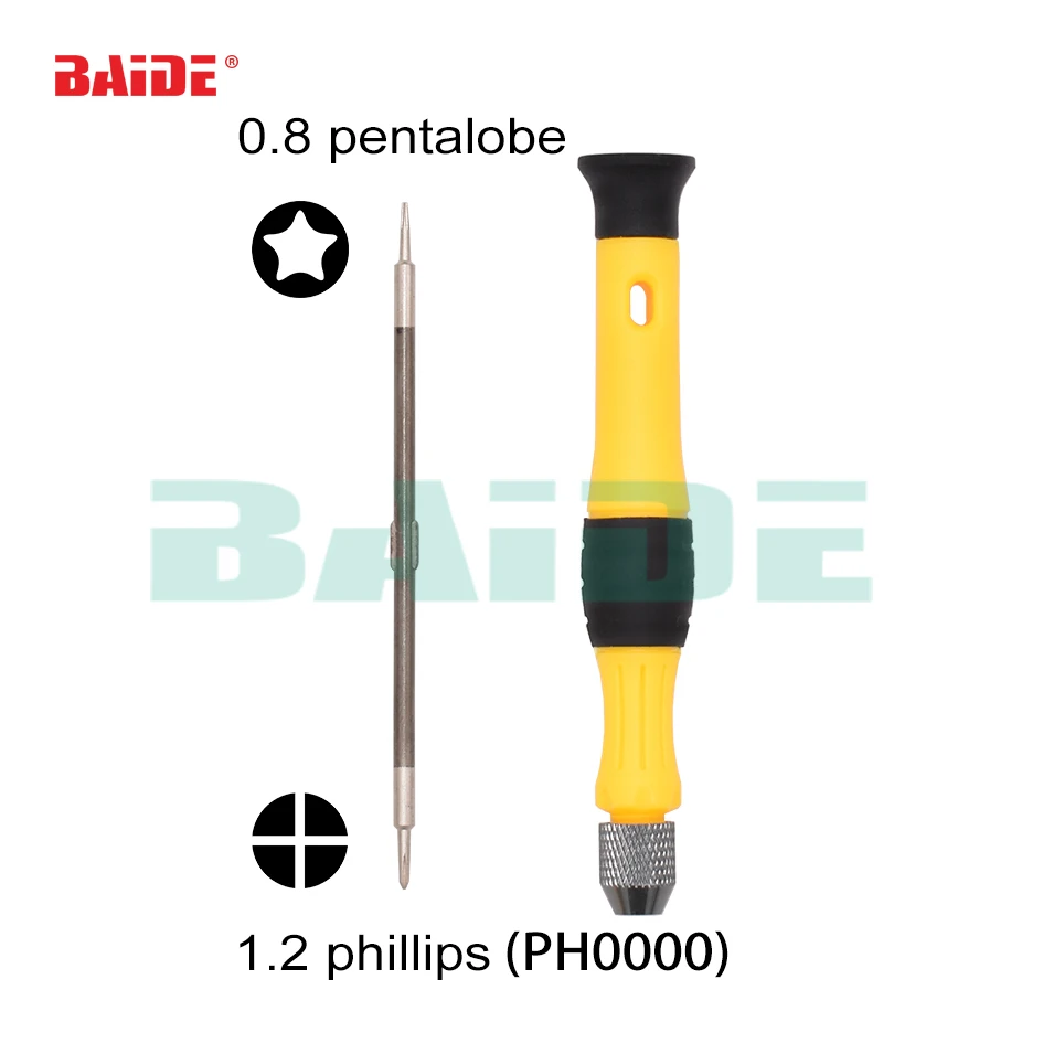 Новая двойная головка 2 в 1 комбинированная отвертка 5 Phillips PH00 PH000 0.6Y 0 8 Pentalobe для