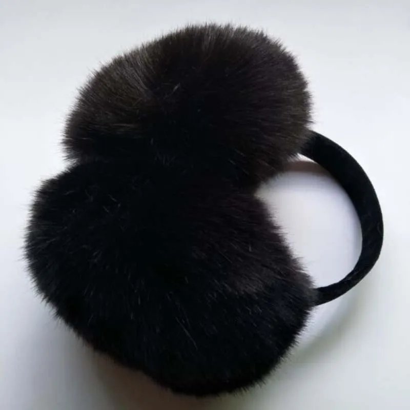 1 шт. Новинка 2017 наушники из искусственного лисьего меха осень зима сохраняют