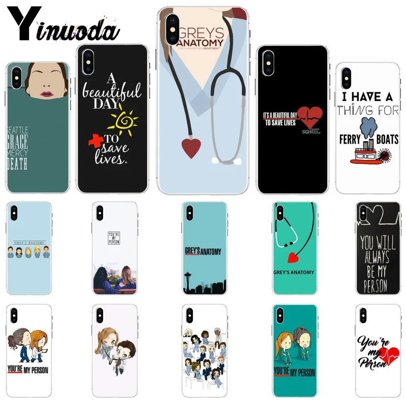 11pro MAX You're My Person Greys Anatomy TPU Phone Case Cover Shell for Apple iPhone 8 7 6 6S Plus X XS 5 5S SE XR | Мобильные