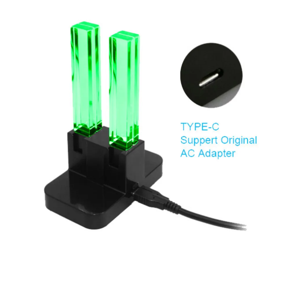 Зарядная док станция зарядная светодиодный индикатор подставка для Nintendo o Switch Joy