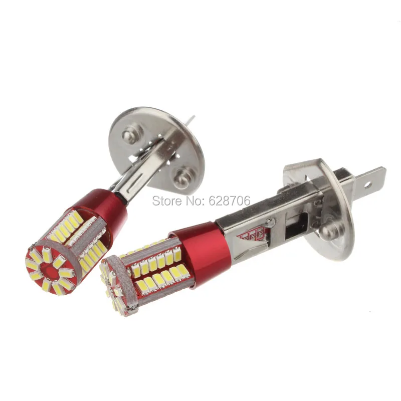 

2 шт., Автомобильные светодиодные противотуманные фары Canbus H1 57 3014 smd