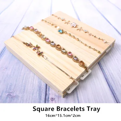 Подставка для ювелирных изделий из массива дерева держатель сережек цепочек